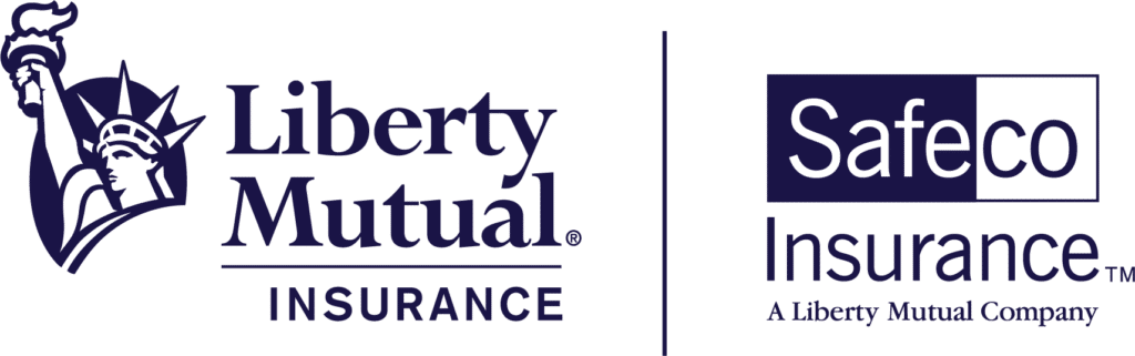 Liberty Mutual and Safeco Insurance logos side by side.
